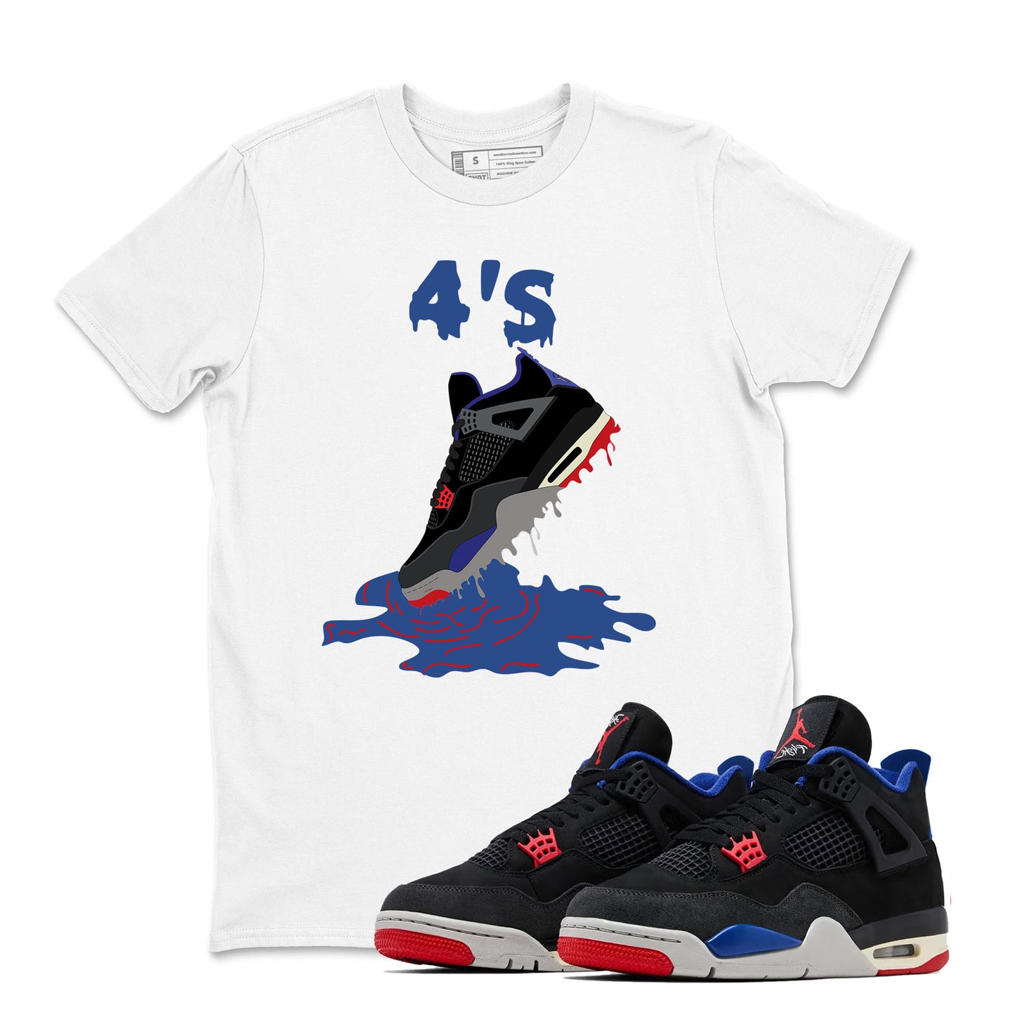 Shoe Dripping Shirt to Match Jordan 4 Rare Air, Retro 4 Rare Air Shirt, Rare Air 4s Sneaker Tee